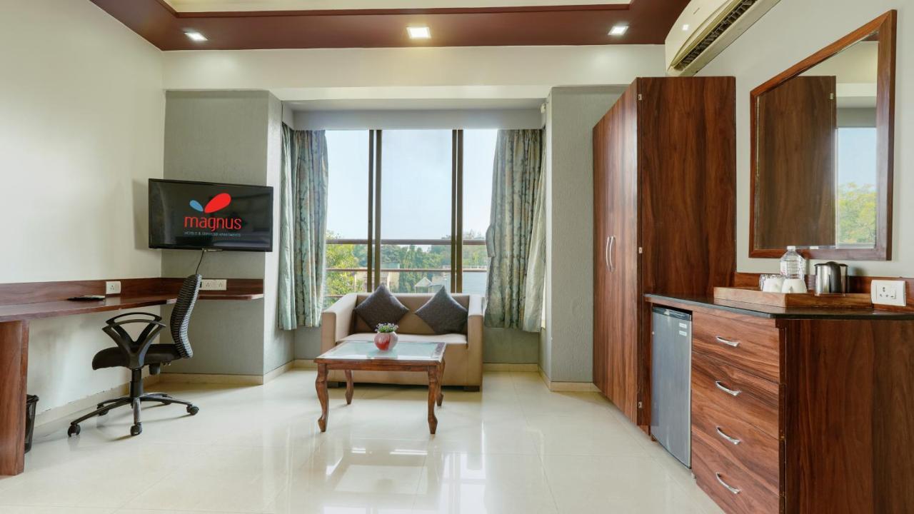 Magnus Vosiv Suites Kalyani Nagar Púna Exteriér fotografie